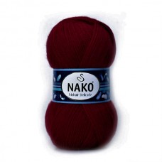 Пряжа Nako Mohair Delicate 6110 (Бордо)