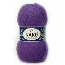 Пряжа Nako Mohair Delicate 6118 (Фиолетовый)