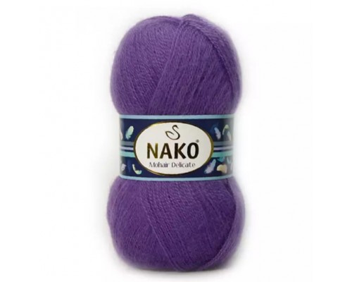 Пряжа Nako Mohair Delicate 6118 (Фиолетовый)