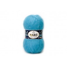 Пряжа Nako Mohair Delicate 6134 (Бирюза)