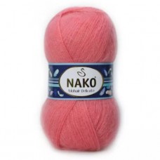 Пряжа Nako Mohair Delicate 6138 (Коралл)