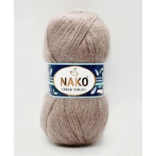 Пряжа Nako Mohair Delicate 6704 (Кофе С Молоком)