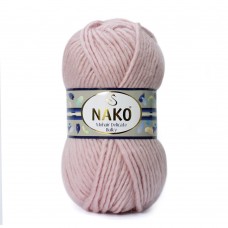 Пряжа Nako Mohair Delicate Bulky 10639 (Нежно-Розовая)