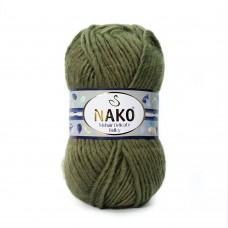 Пряжа Nako Mohair Delicate Bulky 4234 (Хаки)