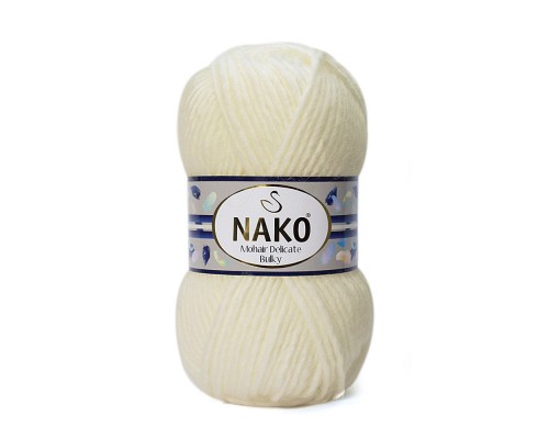 Пряжа Nako Mohair Delicate Bulky 6890 (Mед Pена)