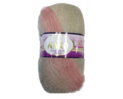 Пряжа Nako Mohair Delicate Colorflow 28091