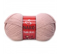 Nako Nakolen - 10275 (Розовая пудра) - Nakolen (Шерсть-49%, Премиум акрил-51%) - Nako - ПРЯЖА - Два сундука