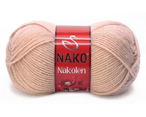 Пряжа Nako Nakolen 10390 (Кремовая Пудра)