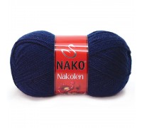 Nako Nakolen - 148 (Темно синий) - Nakolen (Шерсть-49%, Премиум акрил-51%) - Nako - ПРЯЖА - Два сундука