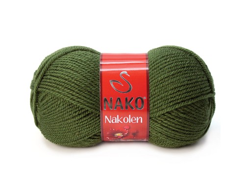 Пряжа Nako Nakolen 1902 (Оливковый)