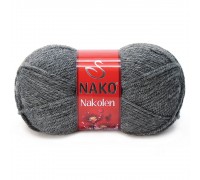 Nako Nakolen - 193 (Темно-серый меланж) - Nakolen (Шерсть-49%, Премиум акрил-51%) - Nako - ПРЯЖА - Два сундука
