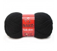 Nako Nakolen - 217 (Черный) - Nakolen (Шерсть-49%, Премиум акрил-51%) - Nako - ПРЯЖА - Два сундука