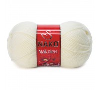 Nako Nakolen - 300 (Молочный) - Nakolen (Шерсть-49%, Премиум акрил-51%) - Nako - ПРЯЖА - Два сундука