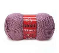 Nako Nakolen - 569 (Темно пыльная роза) - Nakolen (Шерсть-49%, Премиум акрил-51%) - Nako - ПРЯЖА - Два сундука