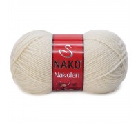 Nako Nakolen - 6383 (Слоновая кость) - Nakolen (Шерсть-49%, Премиум акрил-51%) - Nako - ПРЯЖА - Два сундука