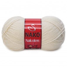 Пряжа Nako Nakolen 6383 (Слоновая Кость)