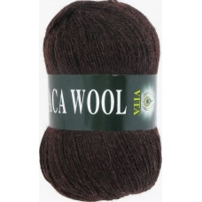 Пряжа Vita Alpaca Wool 2955 (Коричневый Меланж)