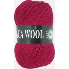 Пряжа Vita Alpaca Wool 2957 (Темно-Красный)