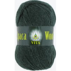 Пряжа Vita Alpaca Wool 2960 (Темно-зеленый) - Купить мотками пряжу в интернет магазине по низким ценам ДВА Сундука 2synduka.ru самовывоз доставка наложенным платежом почтой