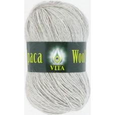 Пряжа Vita Alpaca Wool 2967 (Светло-Серый Меланж)