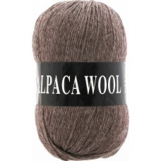 Пряжа Vita Alpaca Wool 2975 (Коричневый Меланж)