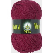 Пряжа Vita Alpaca Wool 2986 (Бордовый)