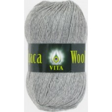 Пряжа Vita Alpaca Wool 2991 (Серый Меланж)