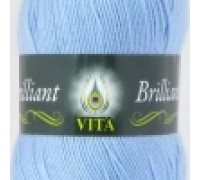 Пряжа Vita Brilliant 4967 (Светло-голубой) - Купить мотками пряжу в интернет магазине по низким ценам ДВА Сундука 2synduka.ru самовывоз доставка наложенным платежом почтой