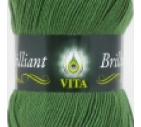 Vita Brilliant 5111 (Зеленый) купить пряжу Вита Бриллиант мотками в интернет-магазине ДВА Сундука 2sunduka.ru