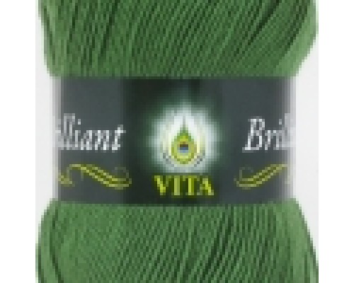 Пряжа Vita Brilliant 5111 (Зеленый)