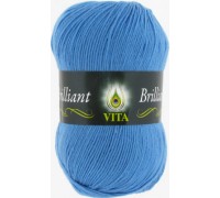 Vita Brilliant 5113 (Васильковый) купить пряжу Вита Бриллиант мотками в интернет-магазине ДВА Сундука 2sunduka.ru