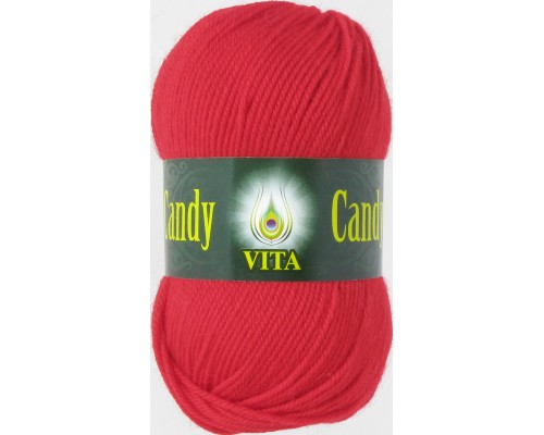 Пряжа Vita Candy 2515 (Алый)