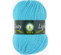 Vita Unity light 6049 (Св голубая бирюза) купить пряжу Вита Юнити Лайт мотками в интернет-магазине ДВА Сундука 2sunduka.ru