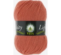 Vita Unity light 6206 (Коралловый) купить пряжу Вита Юнити Лайт мотками в интернет-магазине ДВА Сундука 2sunduka.ru