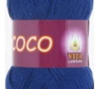 Пряжа Vita Coco 3857 (синий василек) - Два сундука