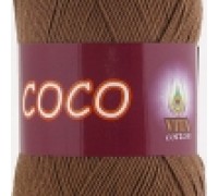 Пряжа Vita Coco 4306 (шоколад) - Два сундука
