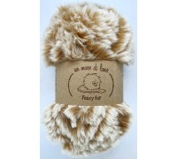 Wool Sea Fancy Fur 9992 (бежевый меланж) купить пряжу Вул Си Фэнси фур мотками в интернет-магазине ДВА Сундука 2sunduka.ru