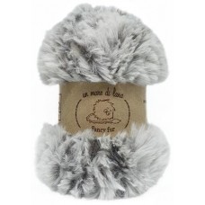 Пряжа Wool Sea Fancy Fur 9993 (Серо-Коричневый Меланж)