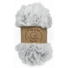 Wool Sea Fancy Fur 9996 (бело-серый меланж) купить пряжу Вул Си Фэнси фур мотками в интернет-магазине ДВА Сундука 2sunduka.ru