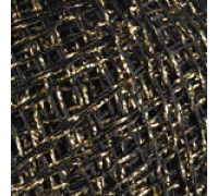 Camellia Yarnart — 413 (черный с золотом) - Camellia (Полиэстер-70%, Металлик-30% ) - YarnArt - ПРЯЖА - Два сундука