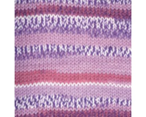 Пряжа Yarnart Crazy Color 146 (Розовый, Сиреневый, Белый)