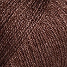 Пряжа Yarnart Silky Wool 336 (Шоколад)